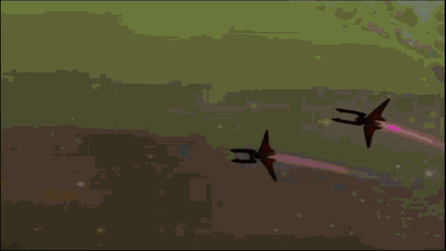 a computer generated image of a robot flying through a blue circle