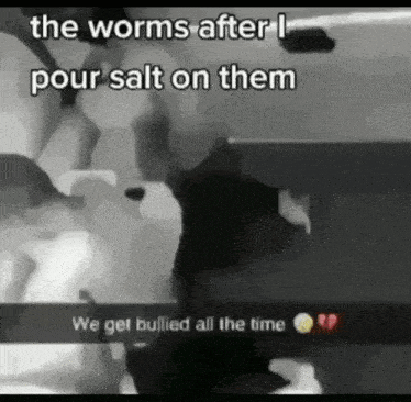 Worms Salt GIF - Worms Salt Sad GIFs