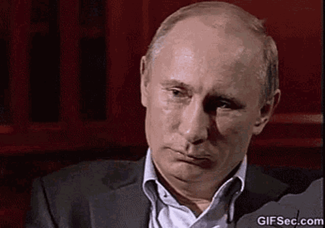 Vladimir Putin Serious Face GIF - Vladimir Putin Serious Face Smile GIFs