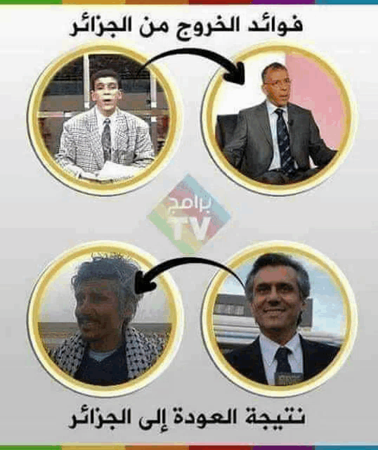 a picture of a man in a suit and tie with arabic writing on it