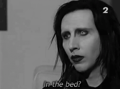 Marilyn Manson In The Bed GIF - Marilyn Manson In The Bed GIFs