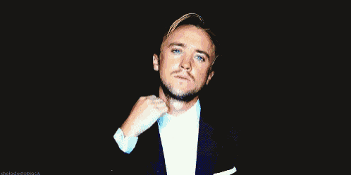 a man in a suit and bow tie is adjusting his tie .