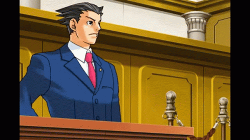 Ace Attorney Cool GIF