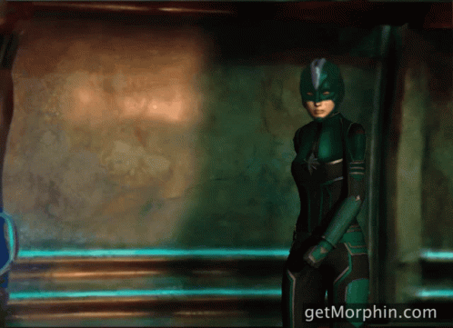 Margot Robbie Captain Marvel GIF - Margot Robbie Captain Marvel Reveal GIFs