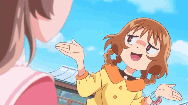 a cartoon girl with a bandage on her face