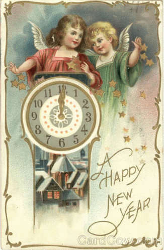 Happy New Year Angels GIF - Happy New Year Angels GIFs