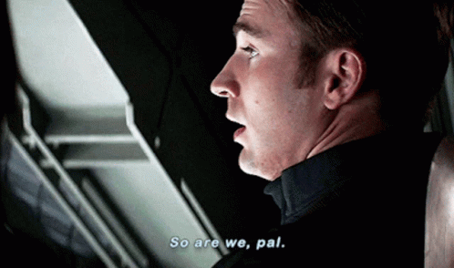 Captain America So Are We Pal GIF - Captain America So Are We Pal Steve Rogers GIFs