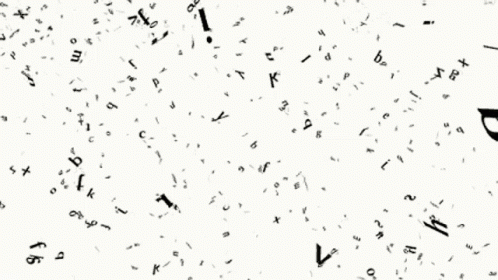 буквы Confetti GIF - буквы Confetti Raining Letters GIFs