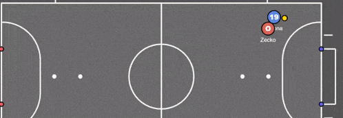 a basketball court with the words " blue scores " on it