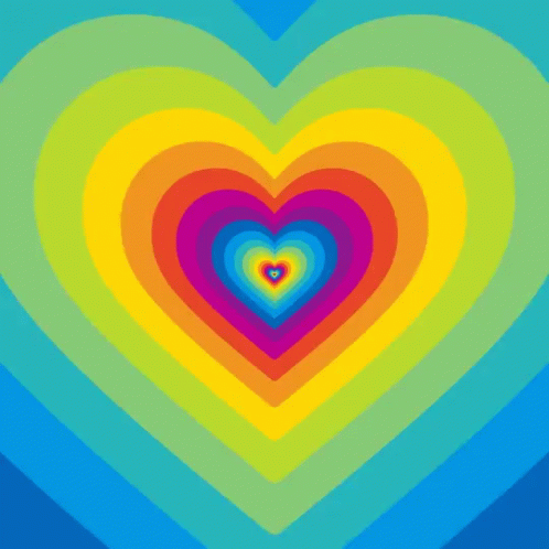 Rainbow Heart GIF - Rainbow Heart GIFs