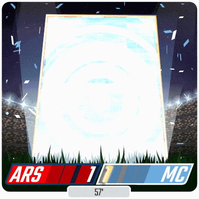 an ars 1 mc scoreboard with a white square in the middle
