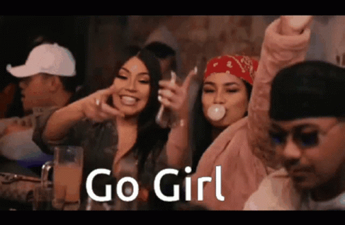 Go Girl Lets Party GIF - Go Girl Lets Party Bubblegum GIFs