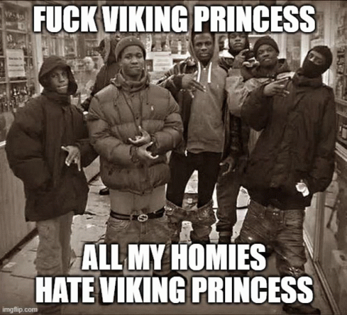 Viking Princess Pmebge Hate Noob GIF