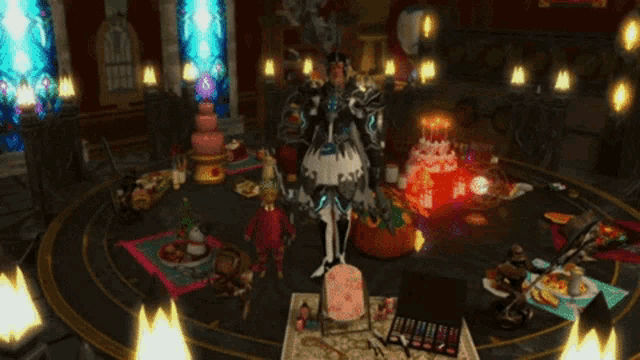 a video game scene with the word saluta written on it