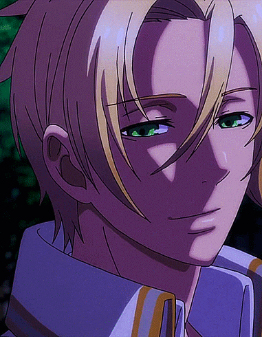a close up of a person 's face with green eyes and blonde hair