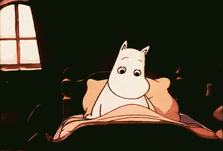 眠い　ムーミン GIF - Jpsleepy Moomin GIFs