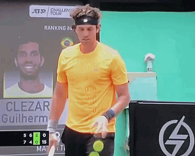 Guilherme Clezar Serve GIF - Guilherme Clezar Serve Tennis GIFs