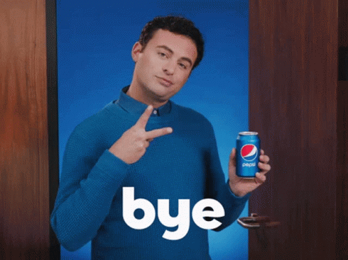 Bye Pepsi GIF - Bye Pepsi Peace Out GIFs