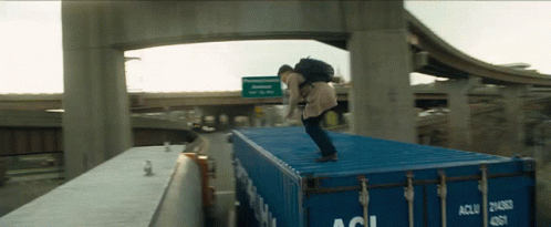 Jump Leap GIF - Jump Leap Jump On Moving Vehicle GIFs