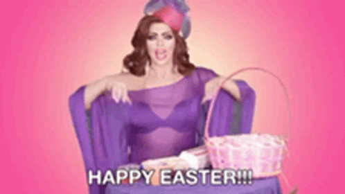 Happy Easter Alyssa Edwards GIF - Happy Easter Alyssa Edwards Rupauls Drag Race GIFs