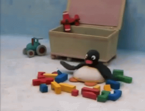 Pingu Triggered GIF