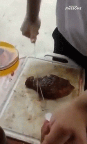 Slicing People Are Awesome GIF - Slicing People Are Awesome Meat Slice GIFs