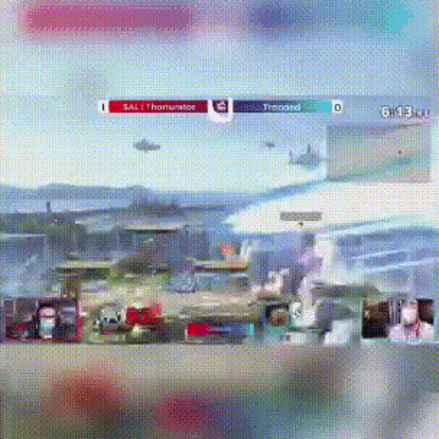a screen shot of a video game with a scoreboard that says ' thousand ' on it