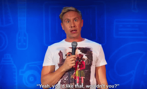 Russell Howard Yes Youd Like That GIF - Russell Howard Yes Youd Like That GIFs