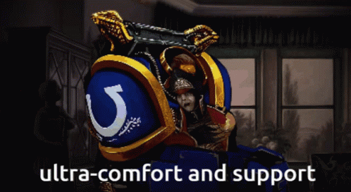 Mood Kindred Ultra Comfort And Support GIF - Mood Kindred Ultra Comfort And Support Ciaphas Cain GIFs