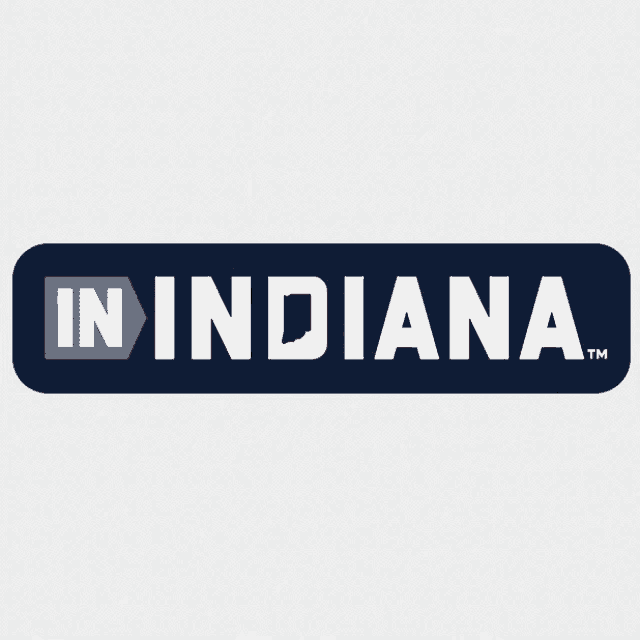a sticker that says in indiana tm on it