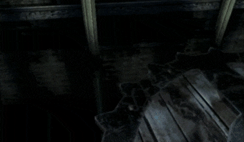 a video game character is chained up and says " now me no afraid "