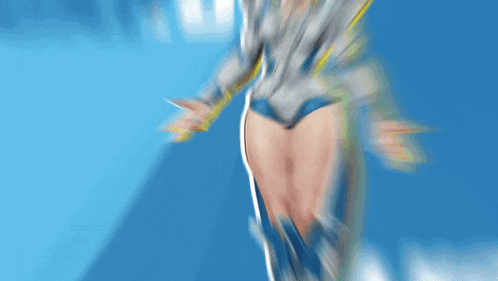 a blurry picture of a woman in a swimsuit with the word airlines in the background