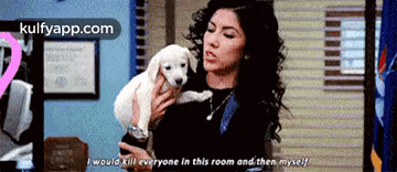 I Would Kill Everyone In This Room And Then Myself..Gif GIF - I Would Kill Everyone In This Room And Then Myself. Poodle Canine GIFs