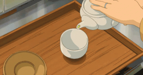 Pour Tea Anime GIF - Pour Tea Anime Ghibli Studios GIFs