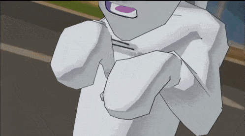 a cartoon character is wearing a white shirt with a tie
