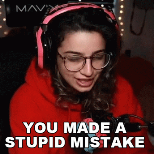 You Made A Stupid Mistake Melissa GIF - You Made A Stupid Mistake Melissa Nufo GIFs
