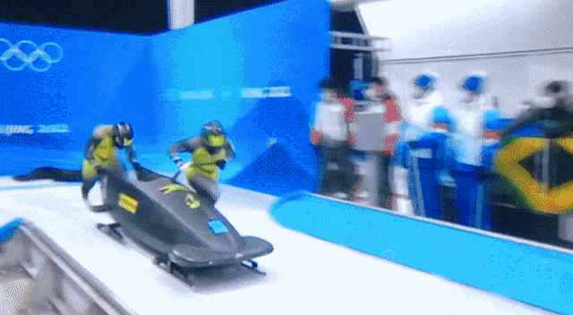 Jamaica Bobsled GIF - Jamaica Bobsled Winter Olympics GIFs