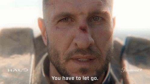 You Have To Let Go Master Chief GIF - You Have To Let Go Master Chief Pablo Schreiber GIFs