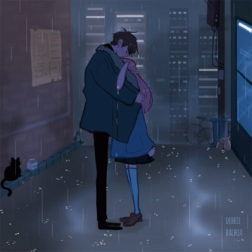 Rainy Hug GIF - Rainy Hug Anime GIFs