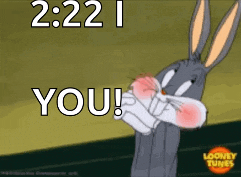 bugs bunny from looney tunes is making a face and saying you