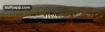 a picture of a train with the year 1996 written above it