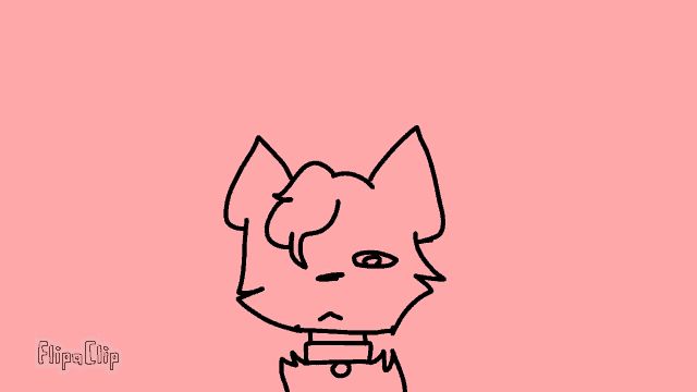 a drawing of a cat with a heart above its head and the words flipa clip below it