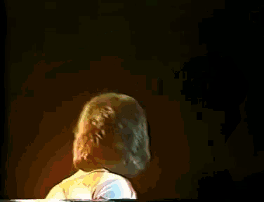 a painting of a person with a rainbow colored shirt