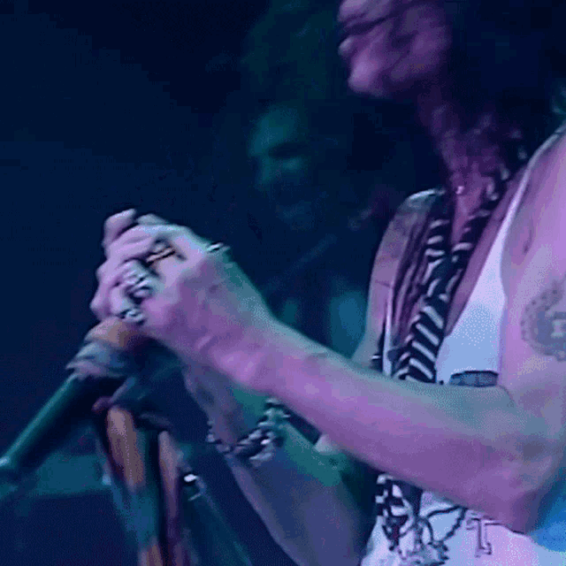 Playing The Harmonica Steven Tyler GIF - Playing The Harmonica Steven Tyler Aerosmith GIFs