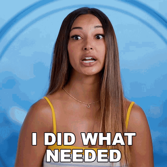 I Did What Needed To Be Done Alisa Shah GIF - I Did What Needed To Be Done Alisa Shah The Real Love Boat GIFs