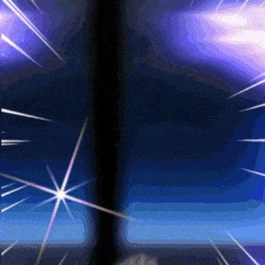 a purple and blue background with a few white lines coming out of it