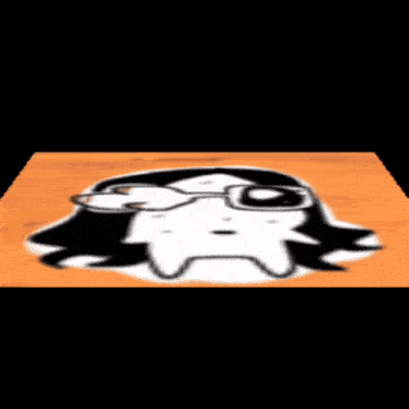a cartoon drawing of a person wearing sunglasses