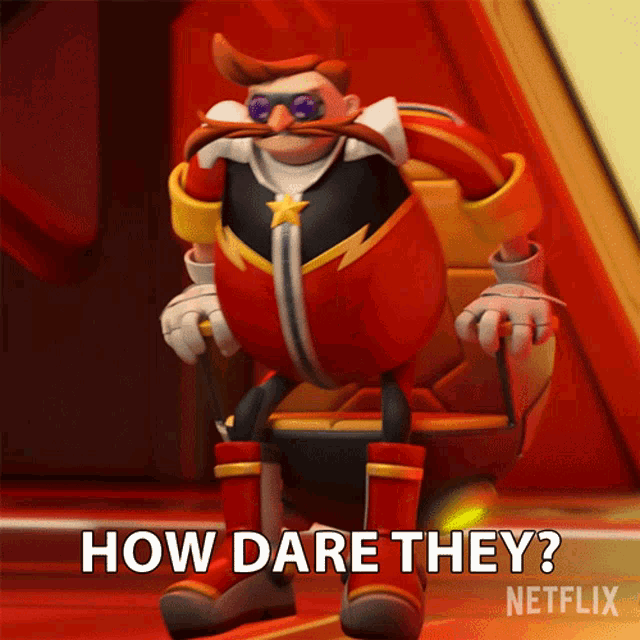 How Dare They Dr Eggman GIF - How Dare They Dr Eggman Sonic Prime GIFs