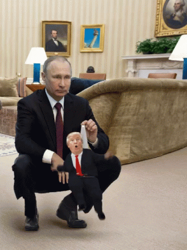 Trump Putin GIF - Trump Putin Wedgie GIFs