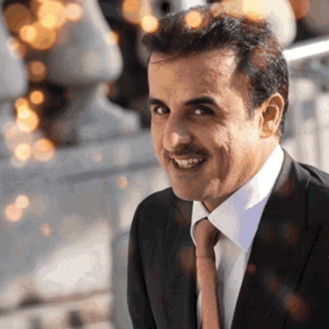 Al Thani Qatari Doha GIF - Al Thani Qatari Doha Smile GIFs